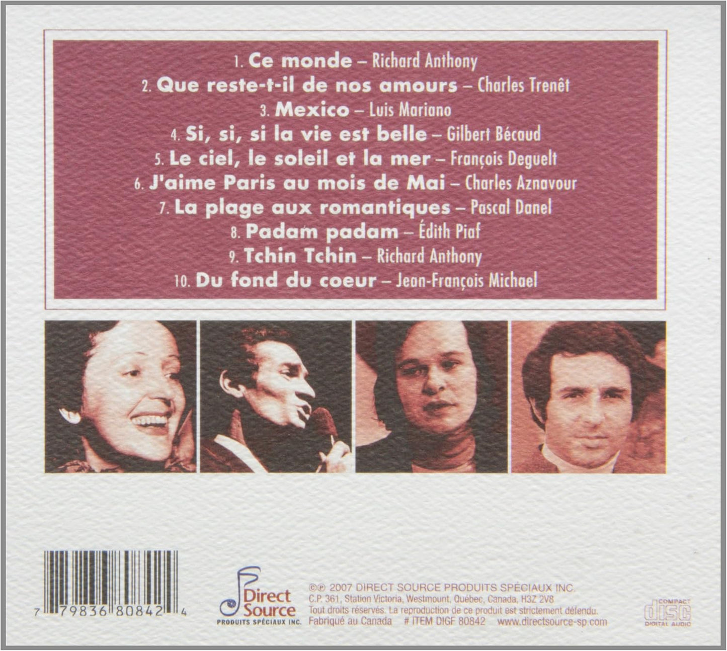 Collection Souvenirs: La Plage Aux Roman [Audio CD] Artistes Variés