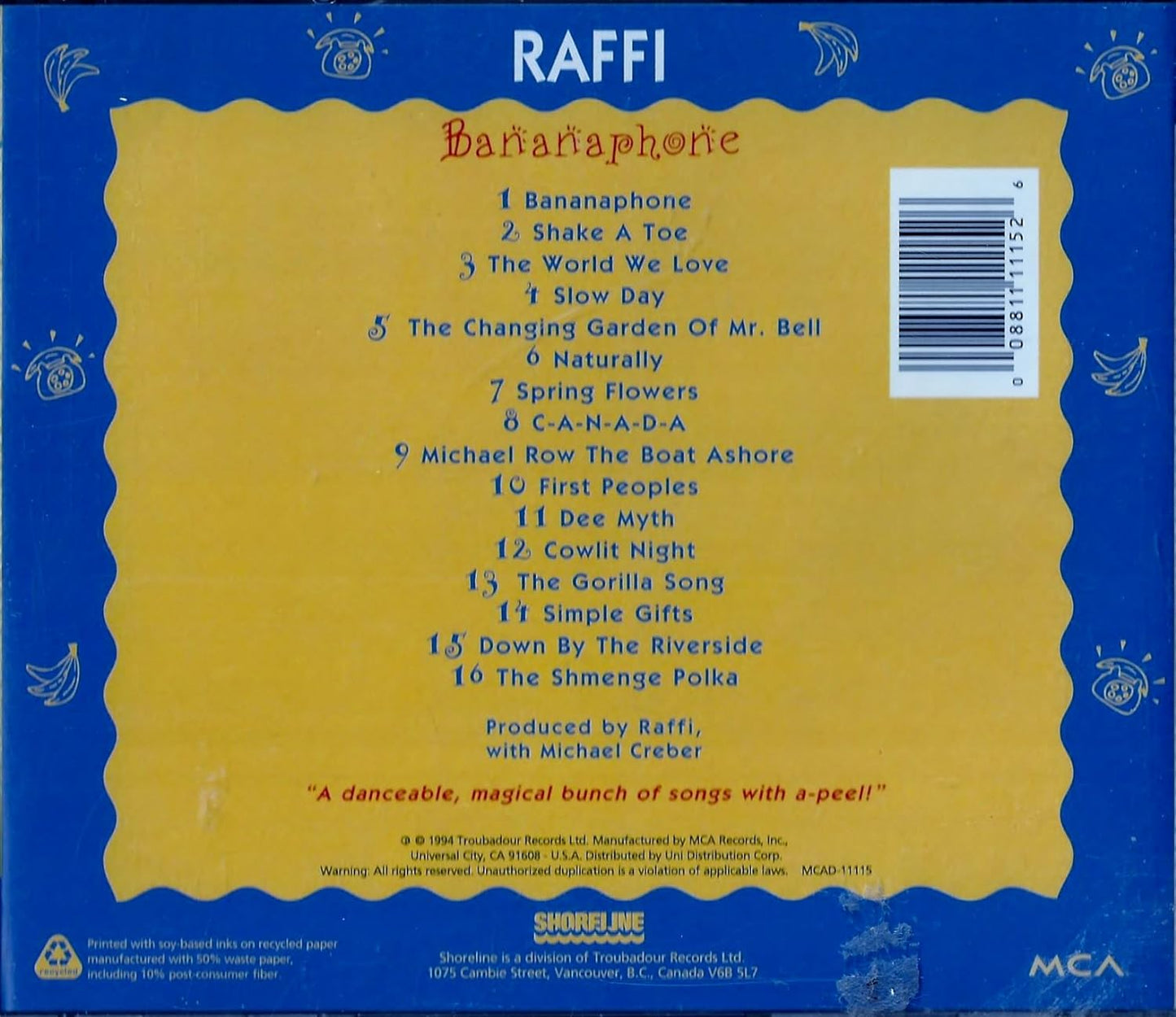 Bananaphone [Audio CD] Raffi