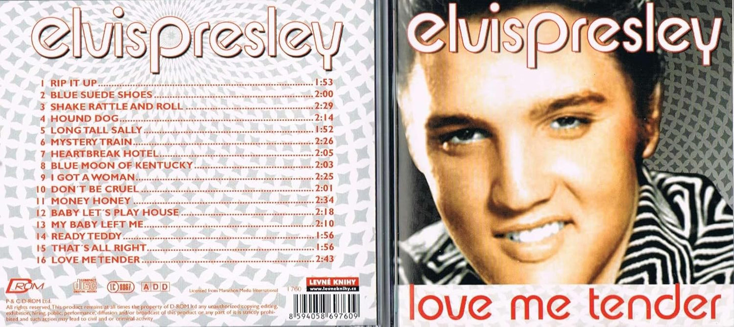 Love Me Tender (16 original tracks/ import Czech Republic) [Audio CD] Elvis Presley