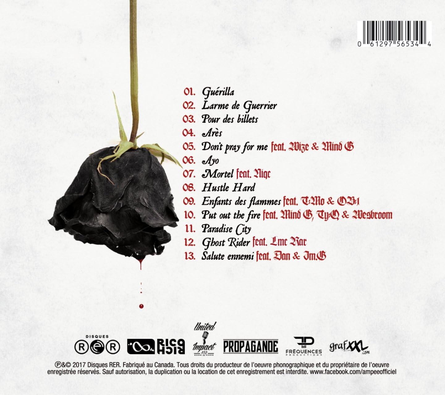 Larme de guerrier [Audio CD] Ampee