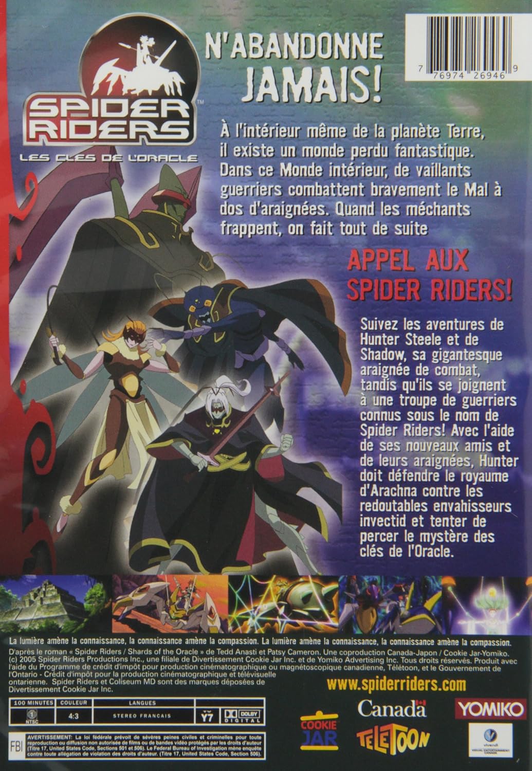 Spider Riders: Volume 1 - Les Cles de l'Oracle (Version française) [DVD]