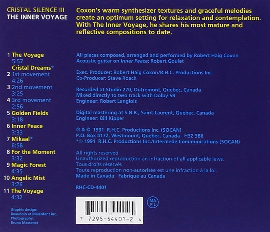 Cristal Silence III [Audio CD] Robert Haig Coxon