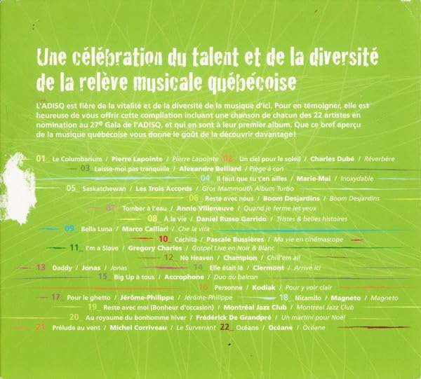 Merci Pour La Musique, Volume 2  [audioCD] Artistes Varies