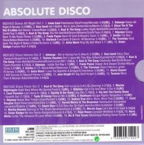 Absolute Disco / More than 3 Hours of Music (Live recording, Re-recording - see pictures for more infos) [audioCD] Various Artists