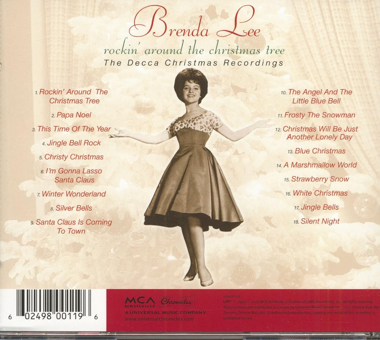 Christmas Collection: 20th Century Masters [Audio CD] Brenda Lee