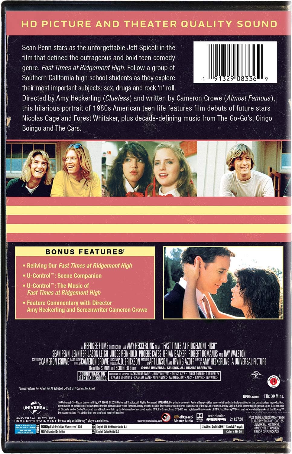 Fast Times at Ridgemont High in Retro VHS Packaging (Sous-titres français) [Blu-ray]