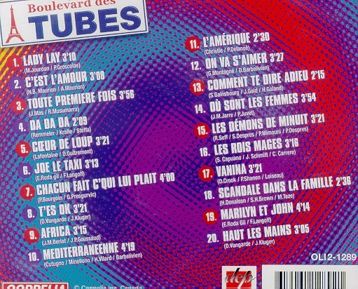 Boulevard Des Tubes [Audio CD] Varies Francais