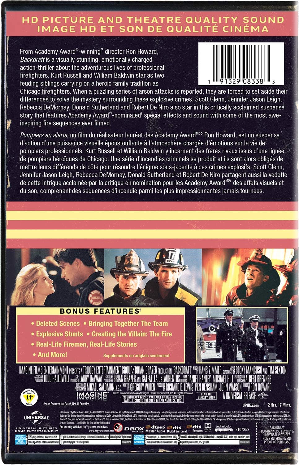 Backdraft in Retro VHS Packaging (Sous-titres français) [Blu-ray]