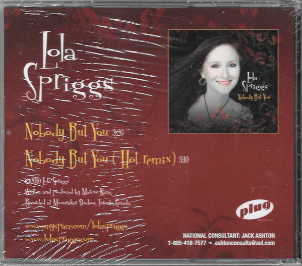 Nobody But You [Audio CD] Lola Spriggs