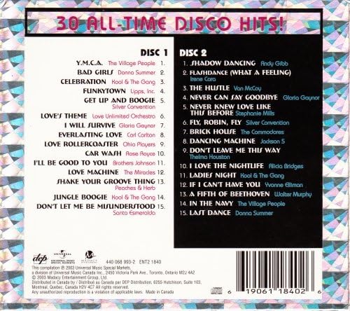 Ultimate Disco (2 Discs) [audioCD] Various Artists