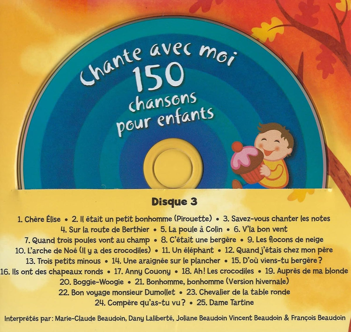 Chante Avec Moi 150 Chansons Pour Enfants 6CD [audioCD] Artistes Variés