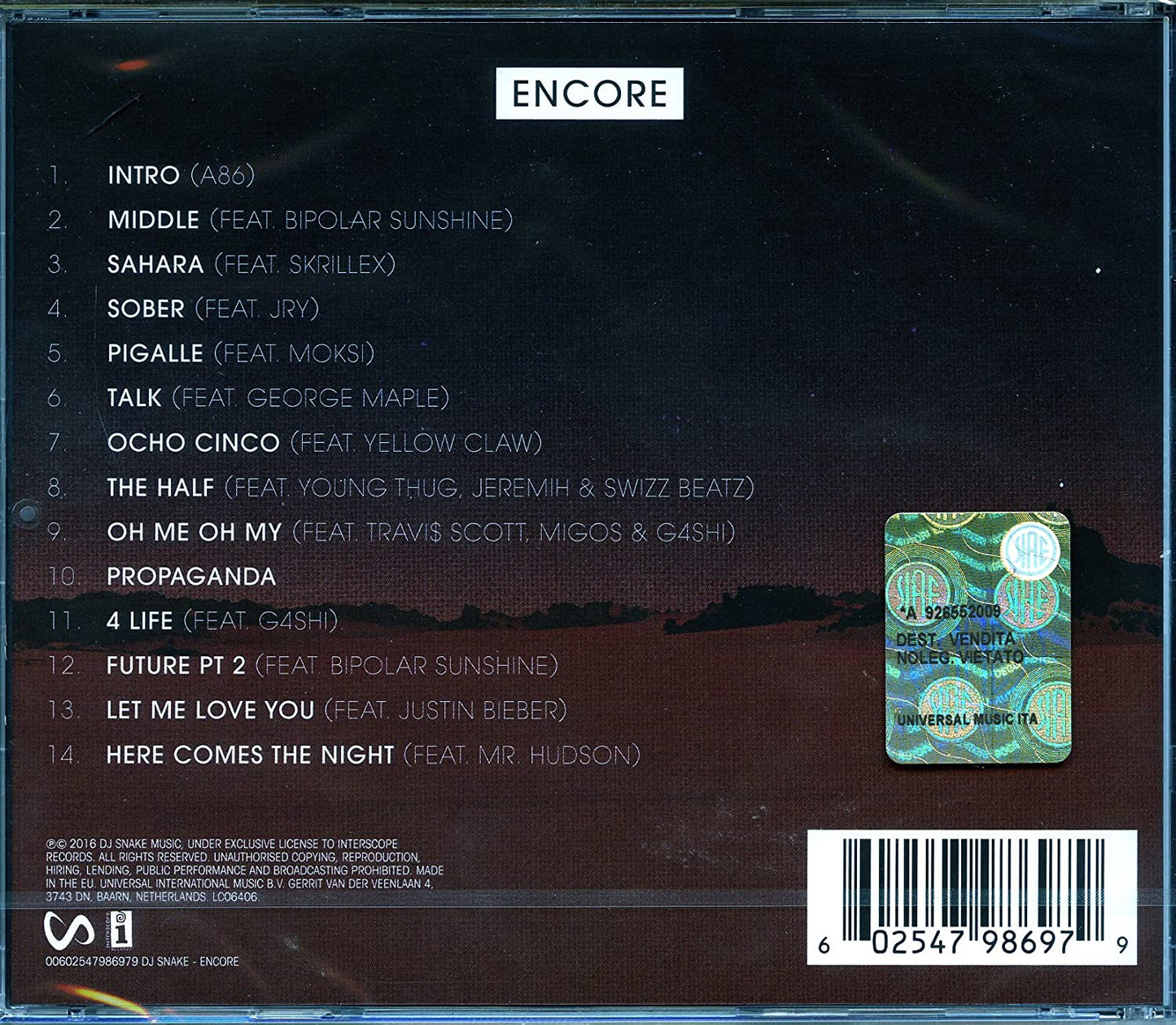Encore [Audio CD] DJ Snake