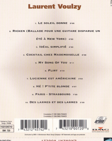 Cristal collection [Audio CD] Laurent Voulzy