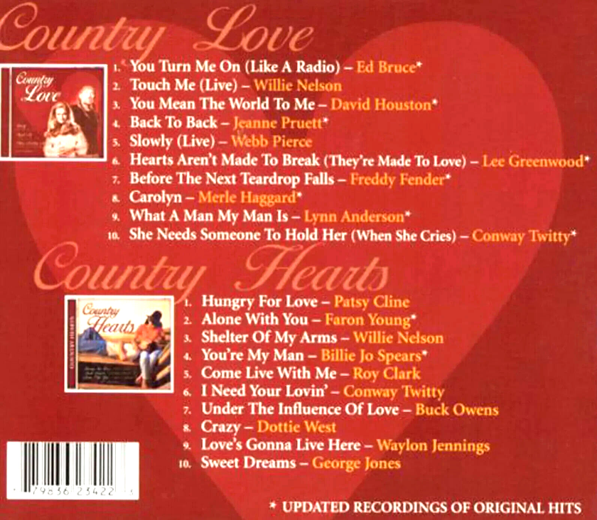Country Love Songs (2 Discs) [Audio CD] Various Artists
