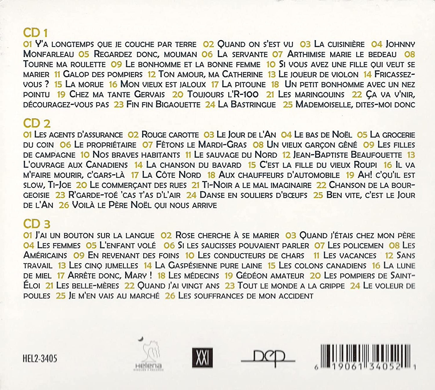 Madame Bolduc L'Anthologie (Coffret incluant 77 chansons sur 3 CD) [Audio CD] La Bolduc