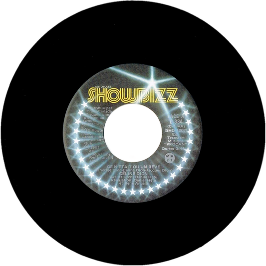 45 Tours - Ce N'était Qu'un Rêve / Ce N'était Qu'un Rêve (instrumental) [Vinyl] Celine Dion