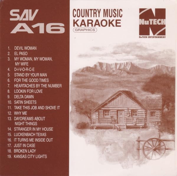 Nutech SAV-A16 Country Music Karaoke CDG (19 Country Song)