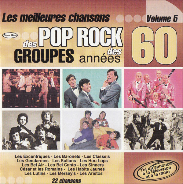 Les Meilleurs Chansons des Groupes Des Années 60, Volume 5 [audioCD] Artistes Variés