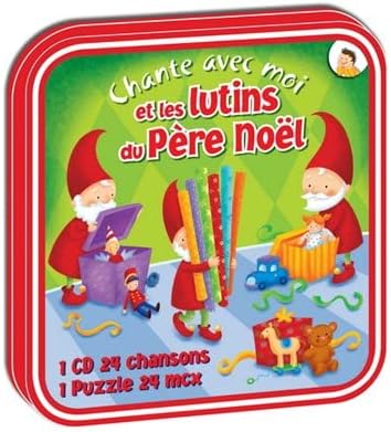 Chante Avec Moi et Les Lutins du Pere-Noel (Boite de Metal avec Casse Tete a l'interieur)