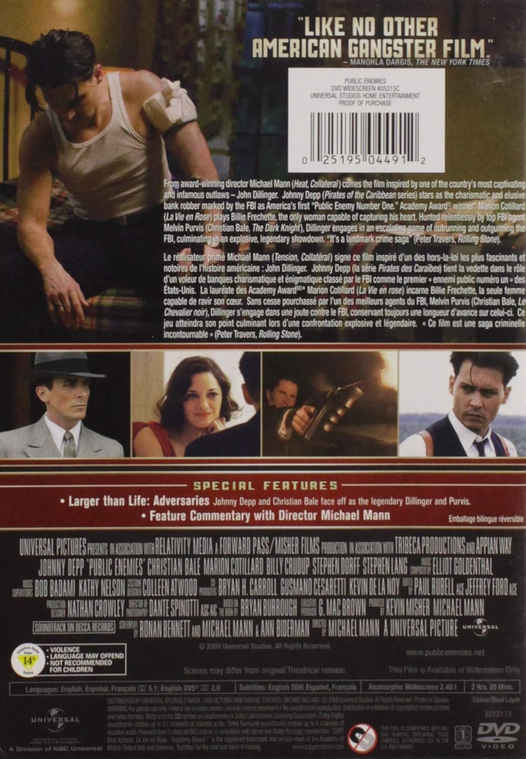 Public Enemies [DVD] (Bilingual) [DVD]