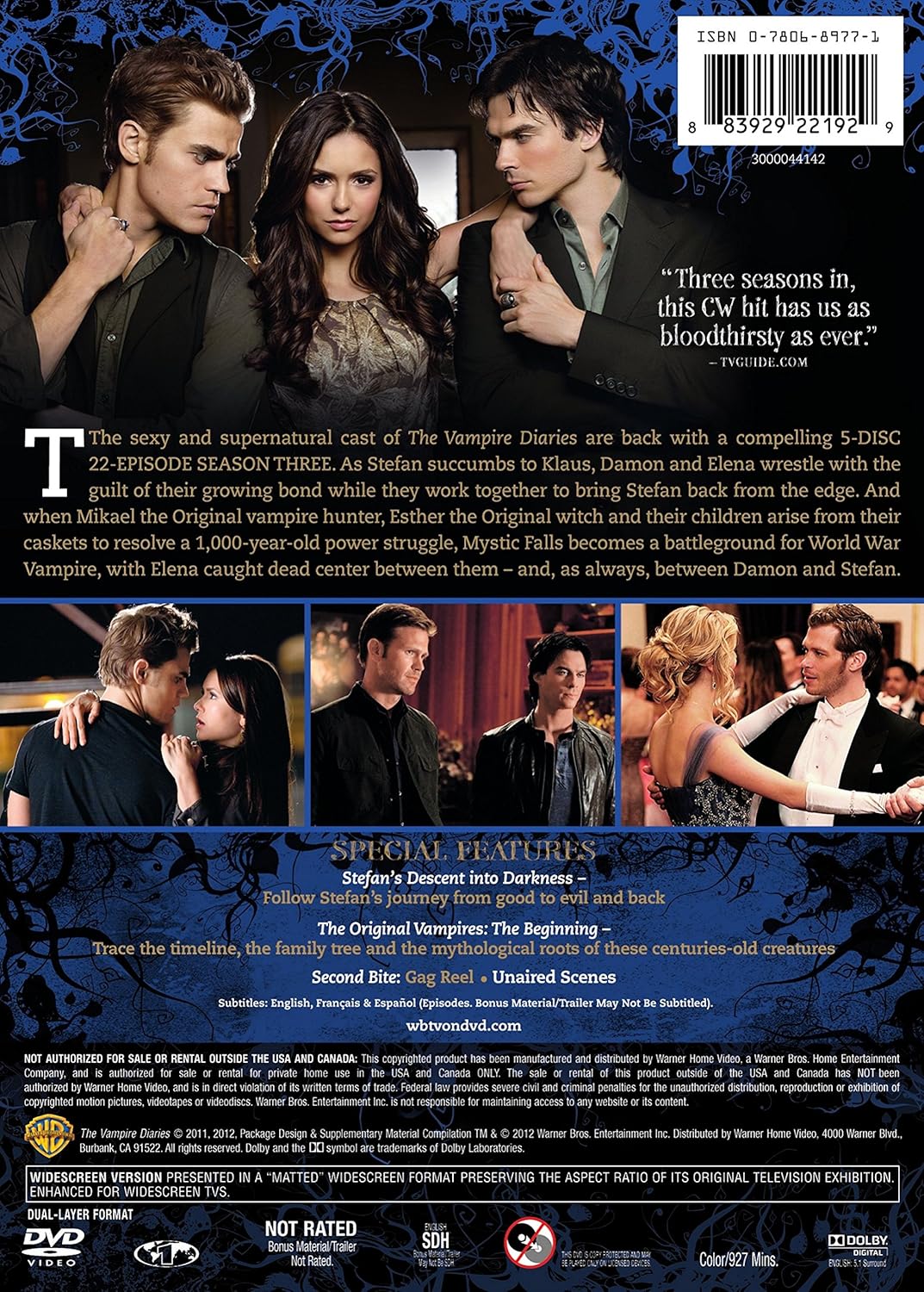 The Vampire Diaries: Season 3 [DVD]