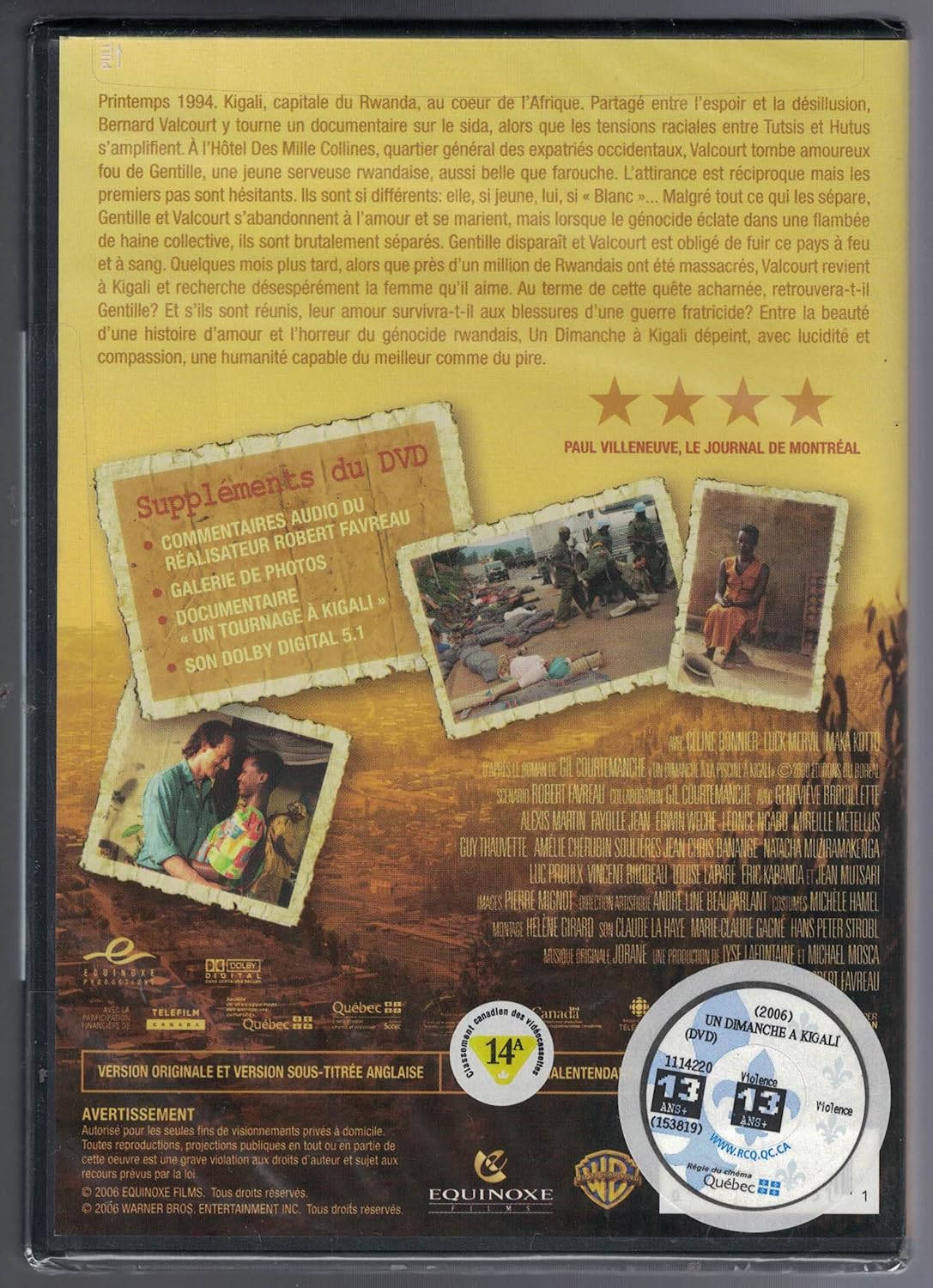 Un Dimanche a Kigali (A Sunday in Kigali) (Version française) [DVD]