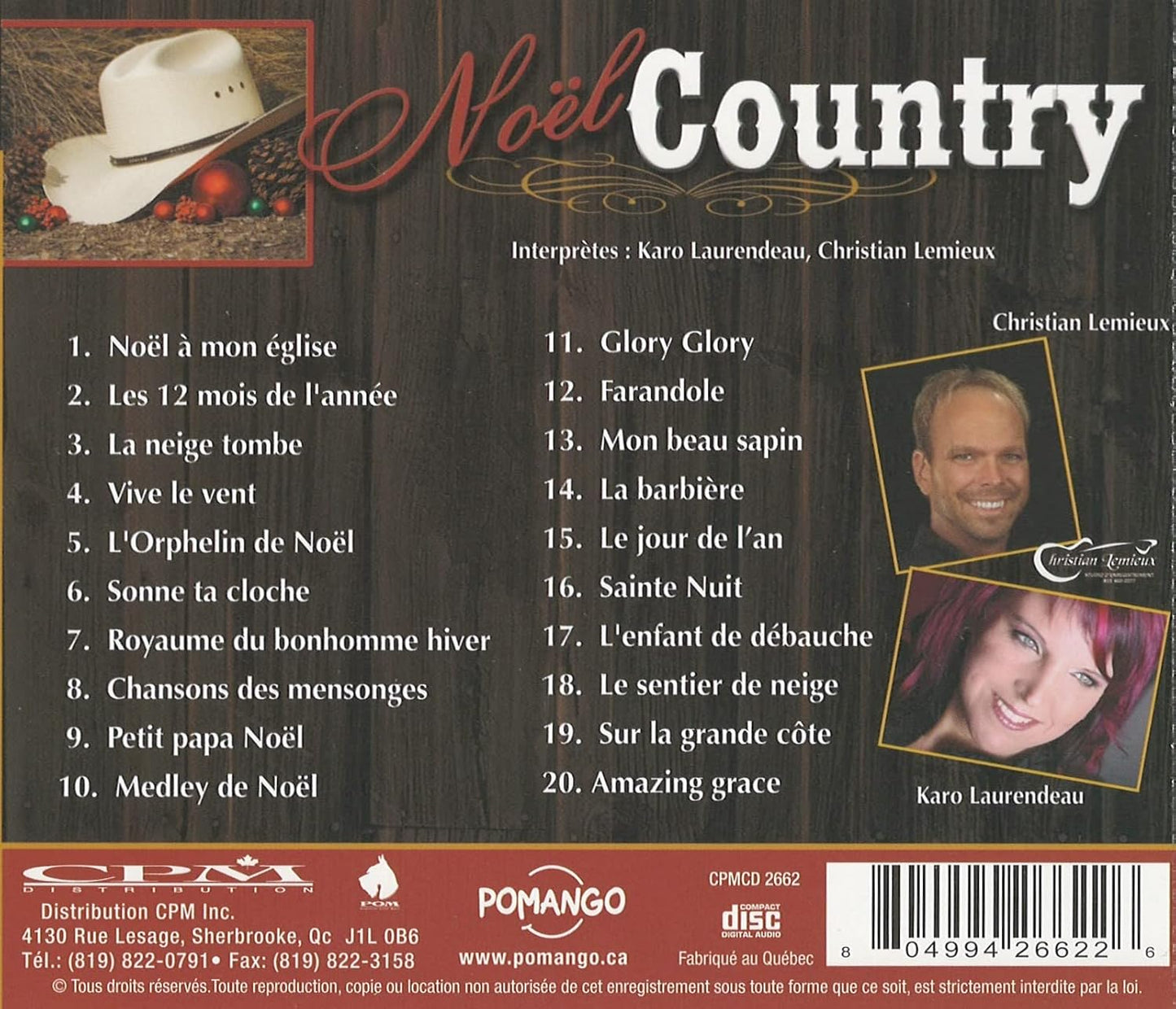 Noel Country  [Audio CD] Karo Laurendeau & Christian Lemieux