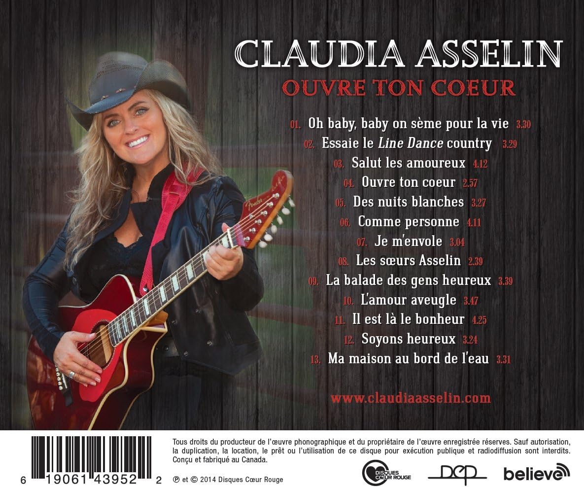Ouvre Ton Coeur [Audio CD] Claudia Asselin