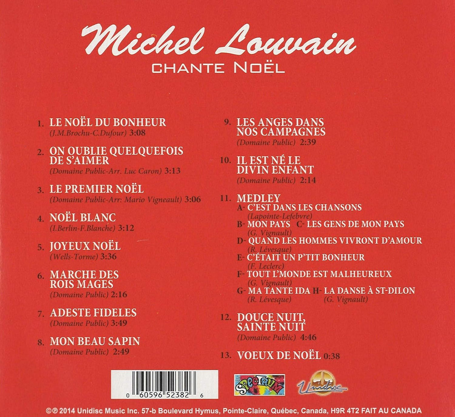 Chante Noel [Audio CD] Michel Louvain