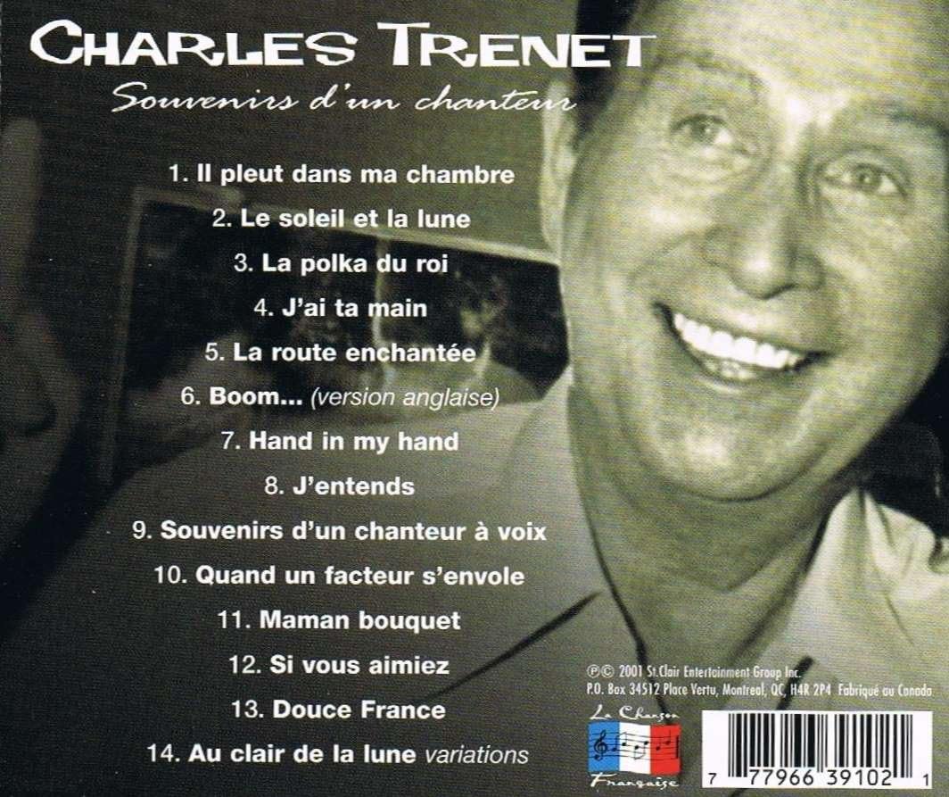 Charles Trenet - Souvenirs D'Un Chanteur [Audio CD] Charles Trenet