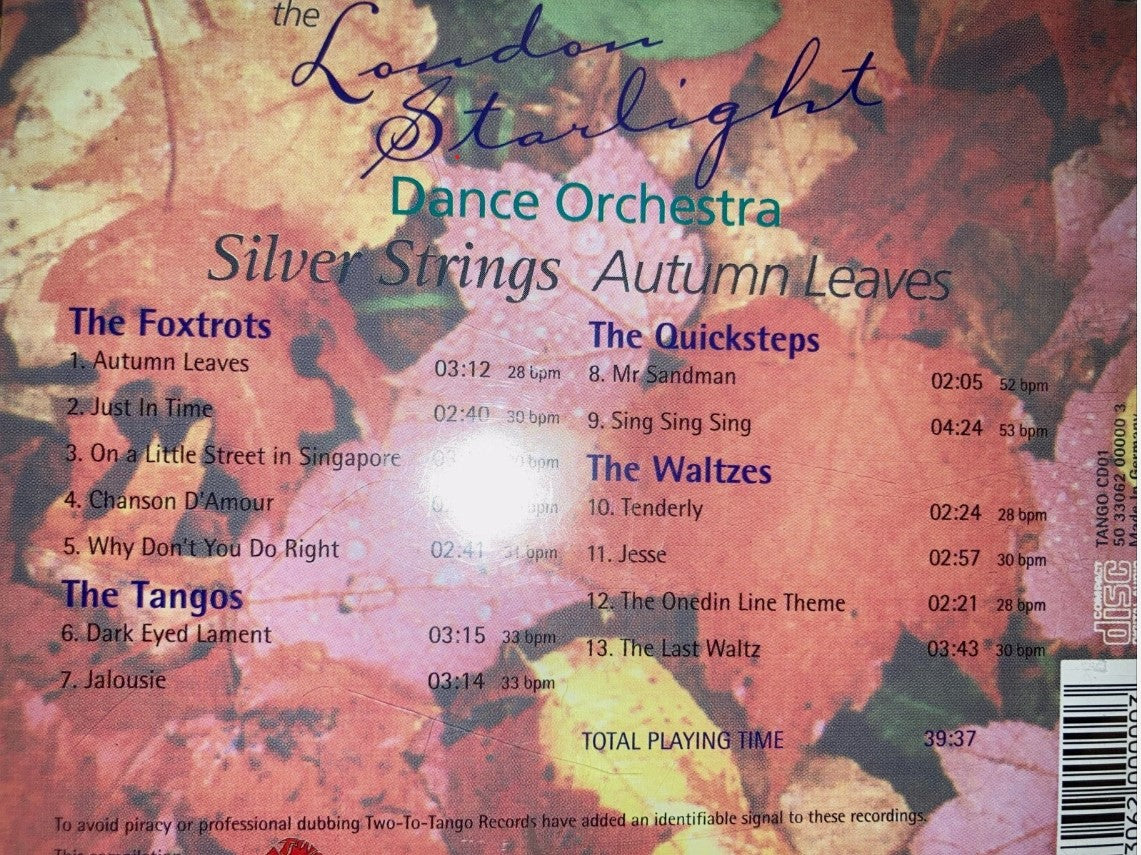 London Starlight Dance Orchest [Audio CD] London Starlight Dance Orchest