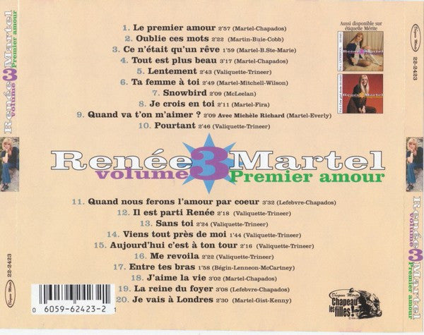 Renée Martel Volume 3, Premier Amour [audioCD] Renée Martel