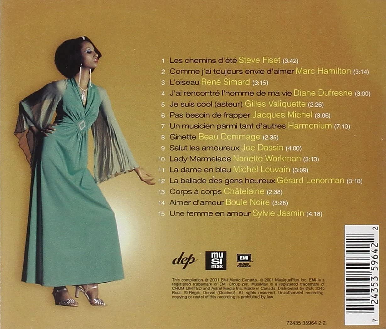 Génération 70 Musimax (Chansons et artistes originaux) [Audio CD]