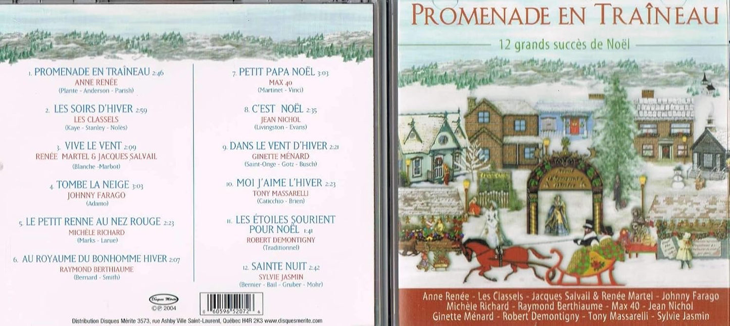Promenade En Traineau - 12 Grands Succes de Noel [audioCD] Artistes Variés