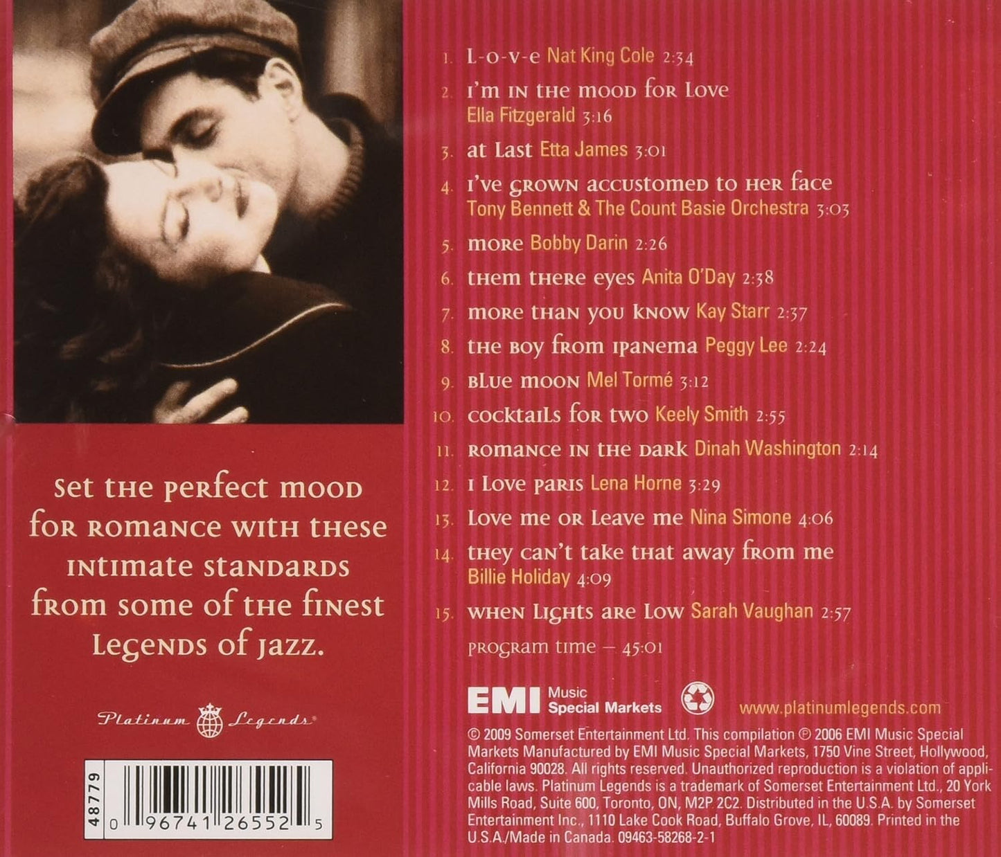 In the Mood for Love [Audio CD] Various Artists