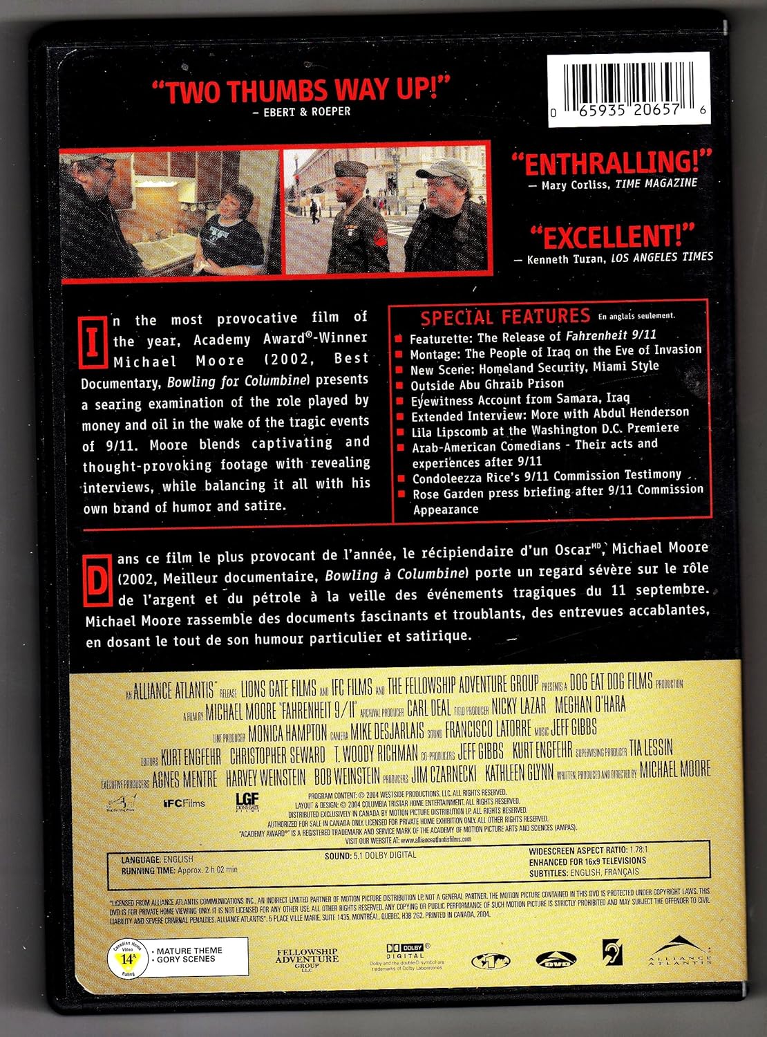 Fahrenheit 9/11 [DVD]