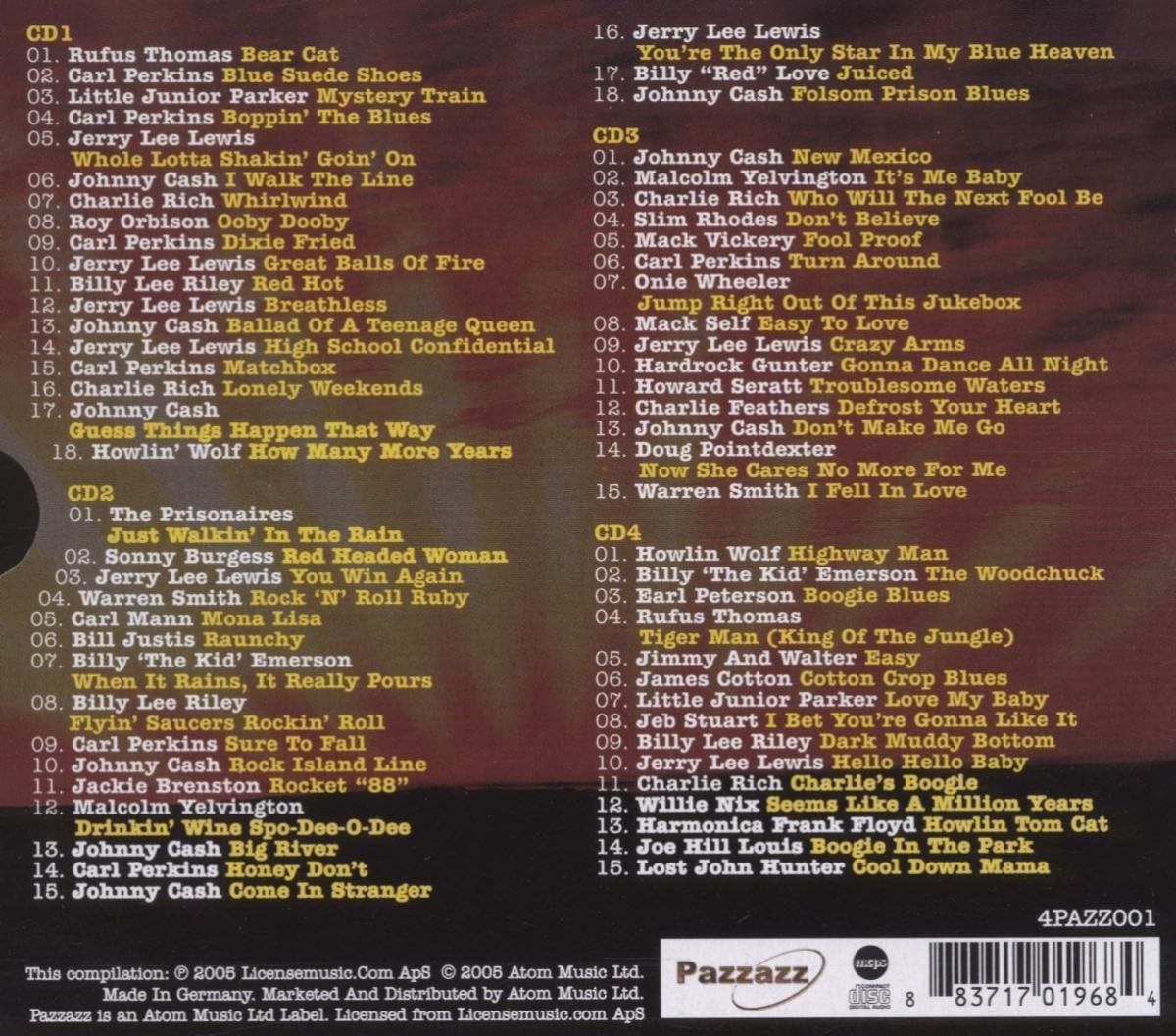 Essential Sun Records Collection [Audio CD] Essential Sun Records Collection