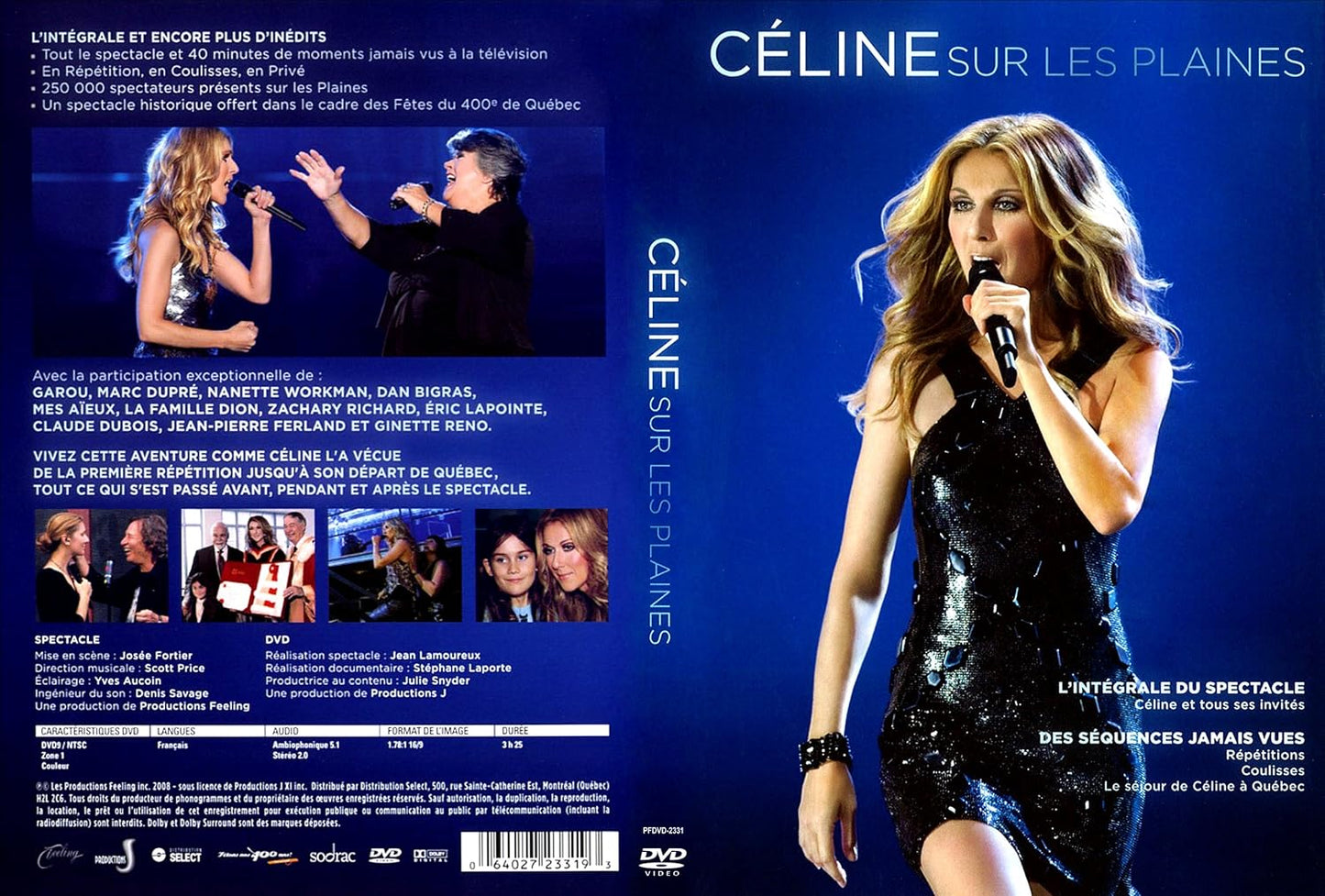 Celine sur les Plaines (Version française) [DVD] Celine Dion