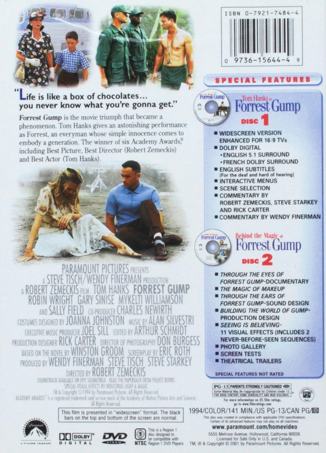 Forrest Gump (Two-Disc Special Collector's Edition) (Bilingual) [DVD]