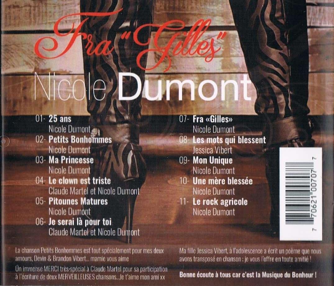 Fra ''Gilles'' [Audio CD] Nicole Dumont