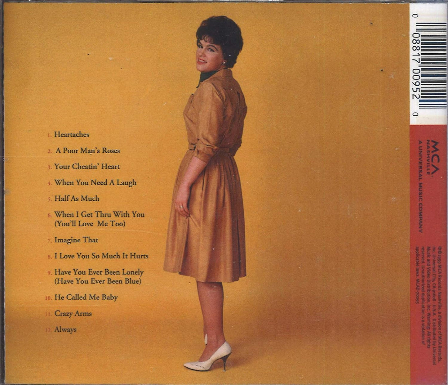 20th Century Masters [Audio CD] Patsy Cline