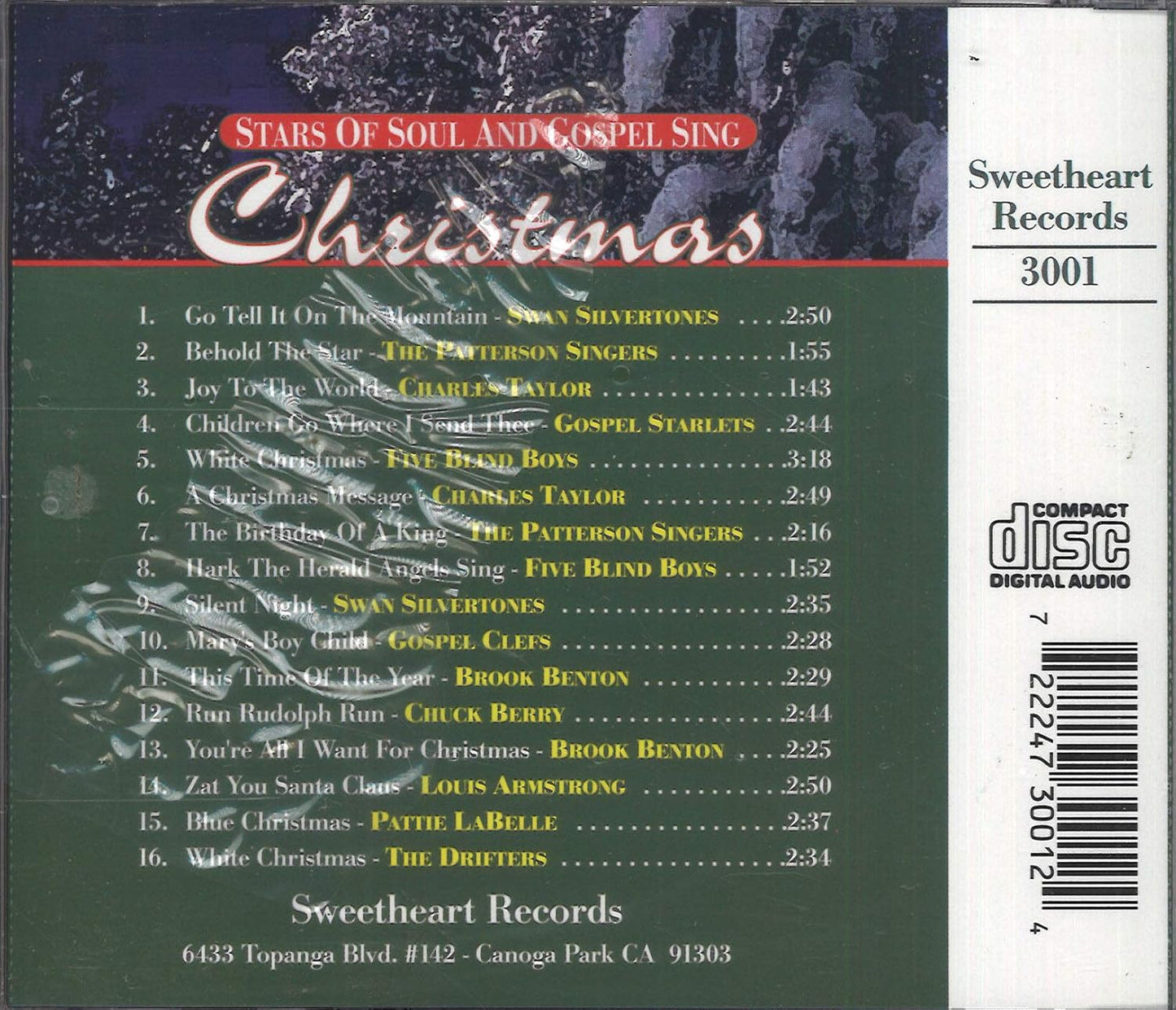 Stars of Soul and Gospel Sing Christmas [Audio CD] Various Artists