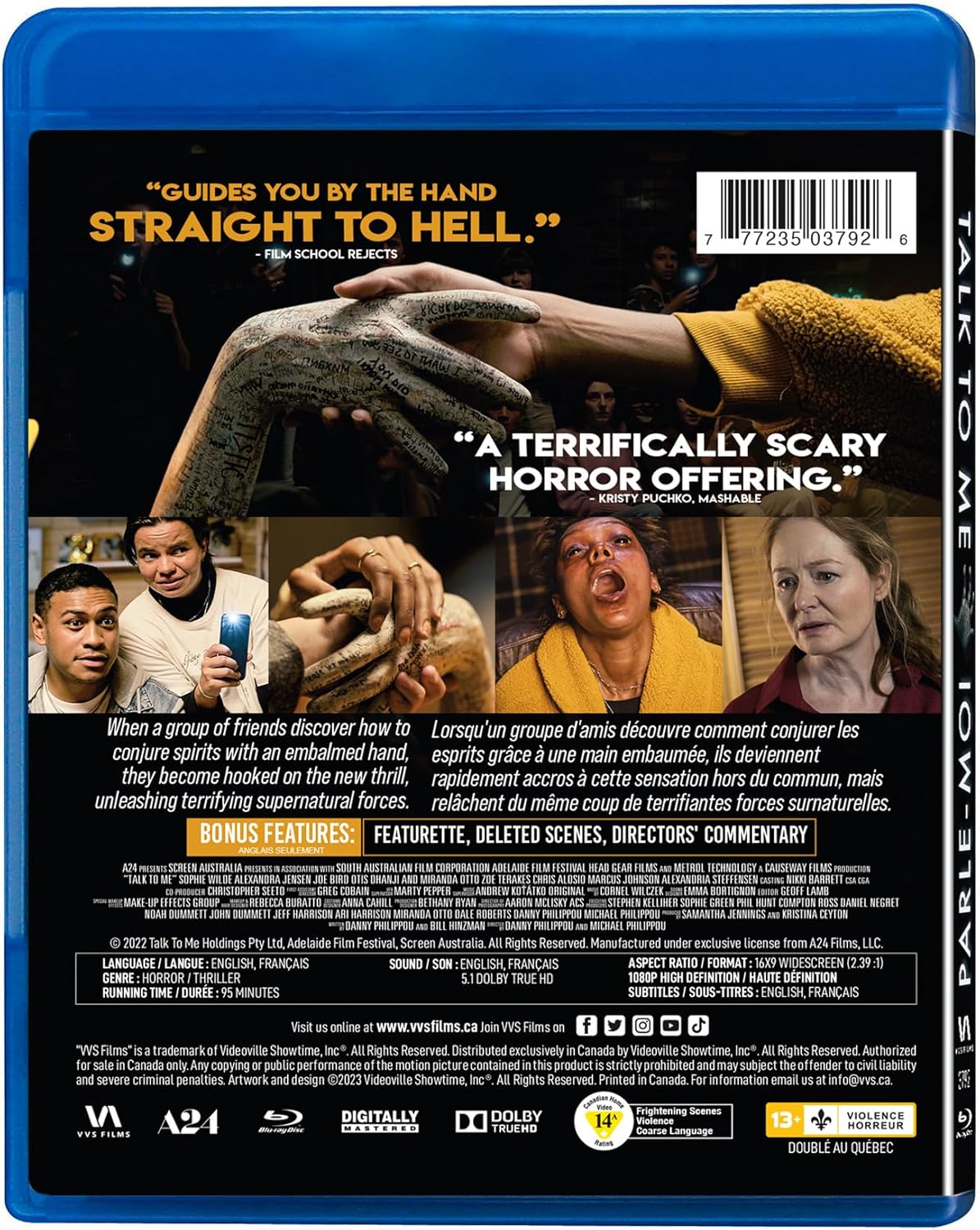 TALK TO ME (Parle-moi) [Blu-ray]