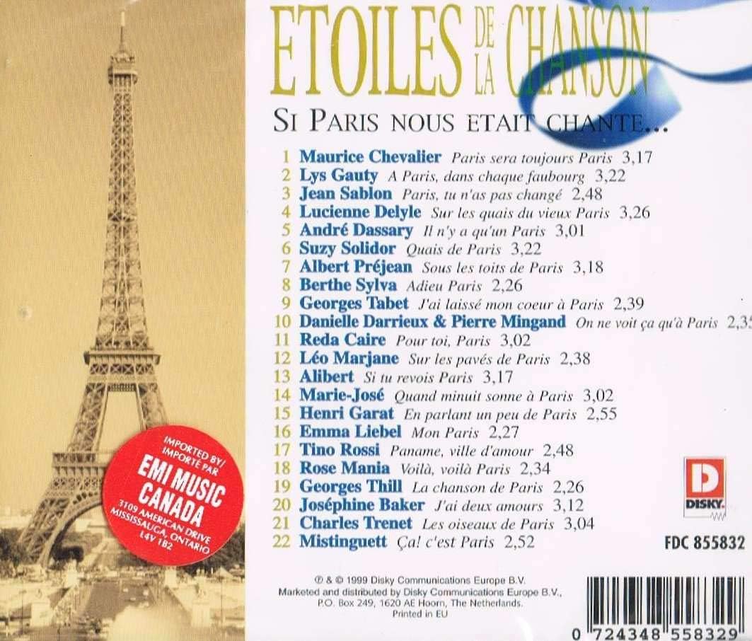 Si Paris Nous Était Chanté... Étoile de la Chanson [Audio CD] Artistes Variés
