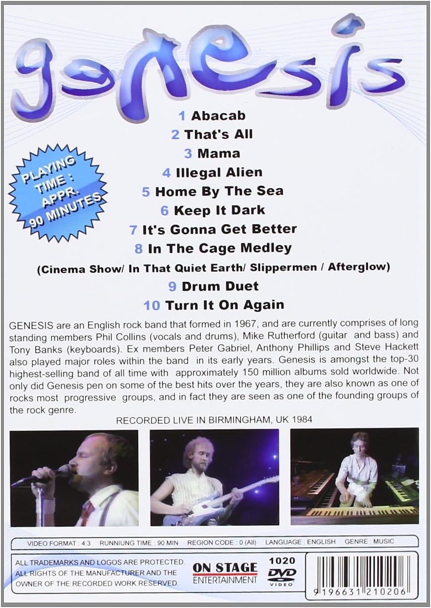 Turn It Again [DVD] Genesis