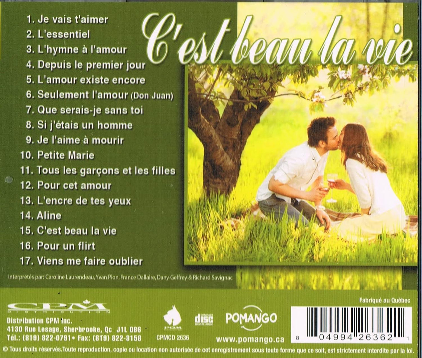 50 Plus Belles Chansons D'Amour 3CD [Audio CD] Artistes Variés