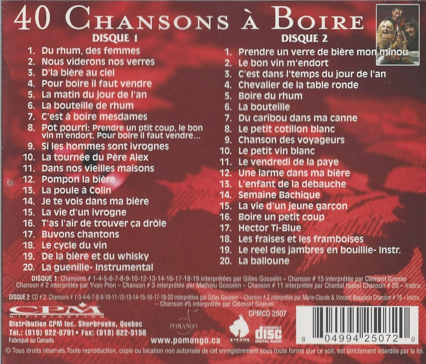 90 Chansons Pour Vos Party Du Temps Des Fetes (4CD) [audioCD]