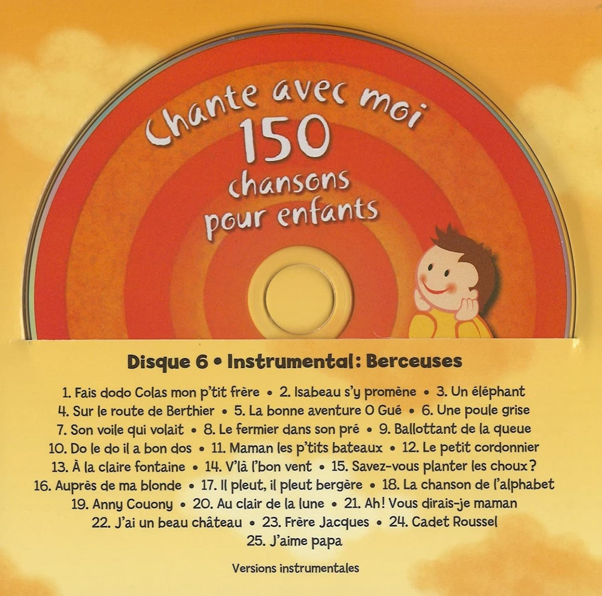 Chante Avec Moi 150 Chansons Pour Enfants 6CD [audioCD] Artistes Variés