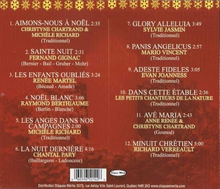 Minuit Chretien a la Messe de Minuit [audioCD] Artistes Variés