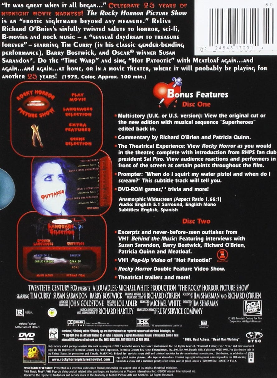 The Rocky Horror Picture Show (25th Anniversary Edition) by Tim Curry [DVD]